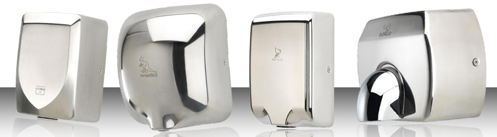 Stainless steel hand dryers